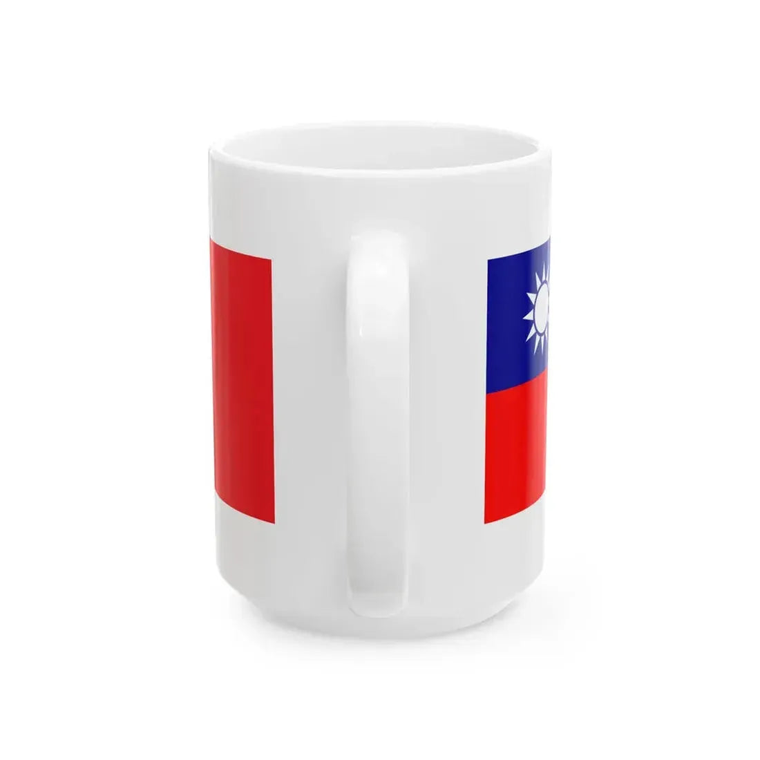Flag of ROC and PRC (China) White Coffee Mug - Go Mug Yourself