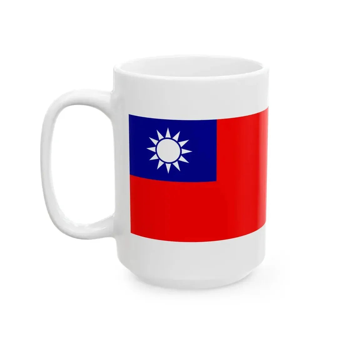 Flag of ROC and PRC (China) White Coffee Mug - Go Mug Yourself