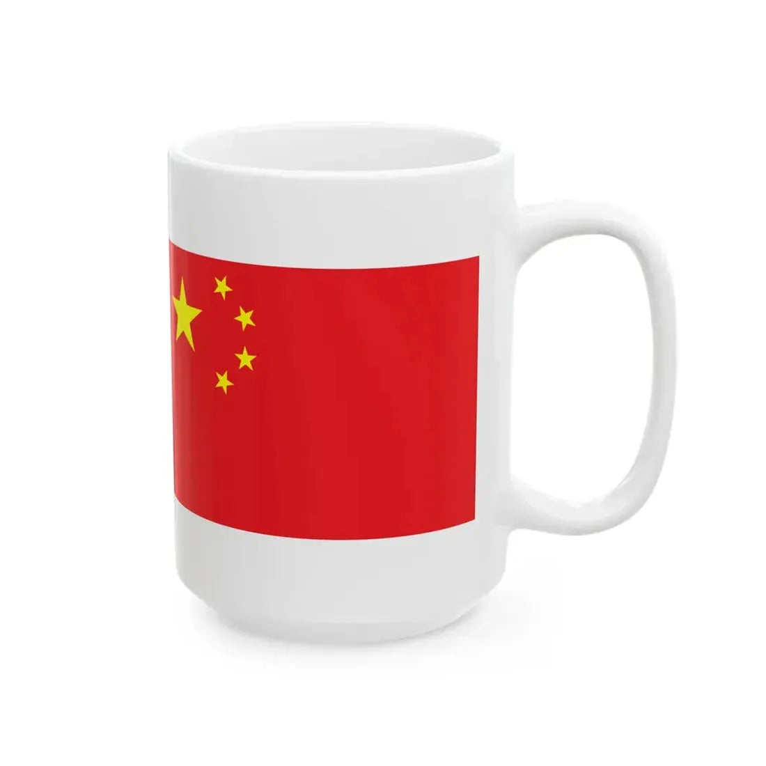 Flag of ROC and PRC (China) White Coffee Mug - Go Mug Yourself