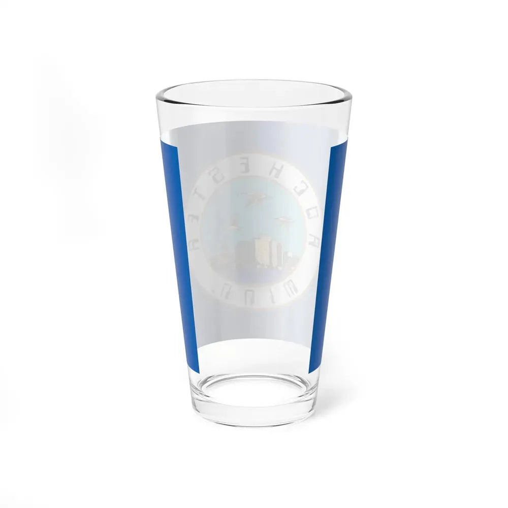 Flag of Rochester, Minnesota - Pint Glass 16oz - Go Mug Yourself