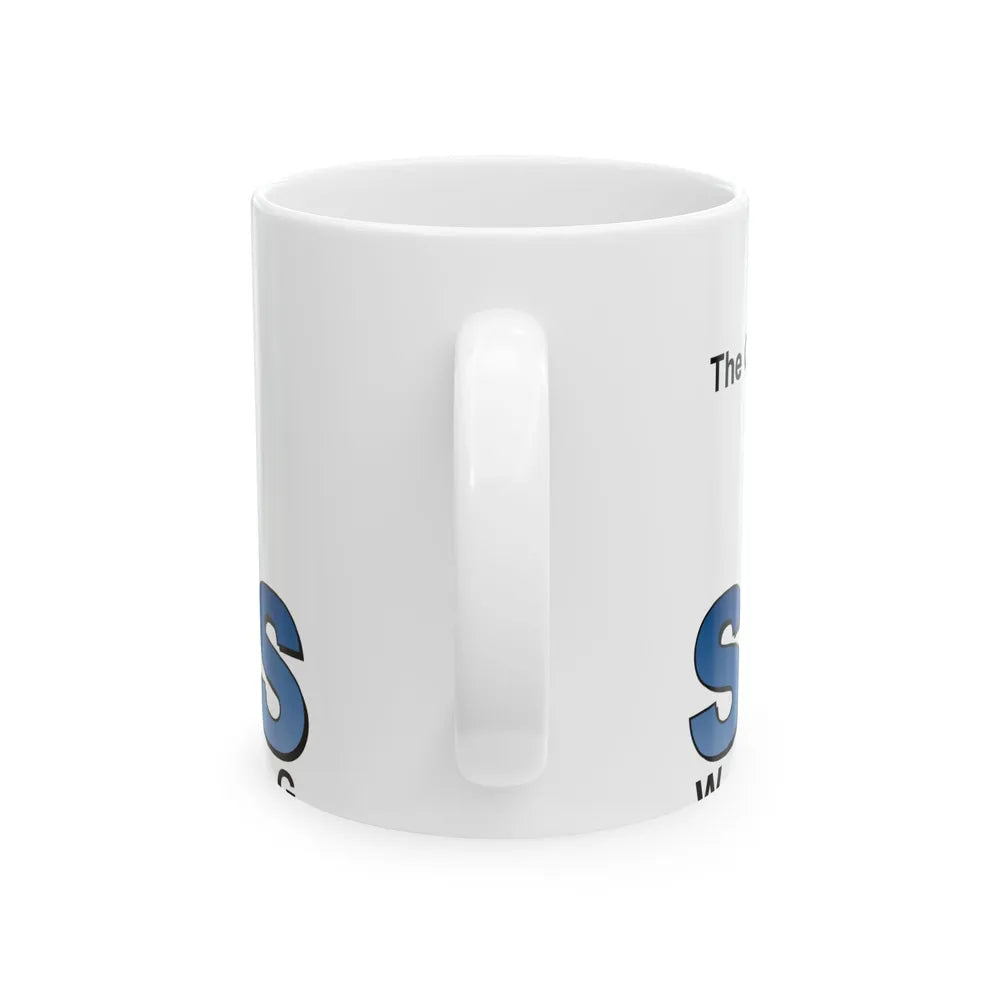 Flag of Rock Springs Wyoming (United States) White Coffee Mug - Go Mug Yourself