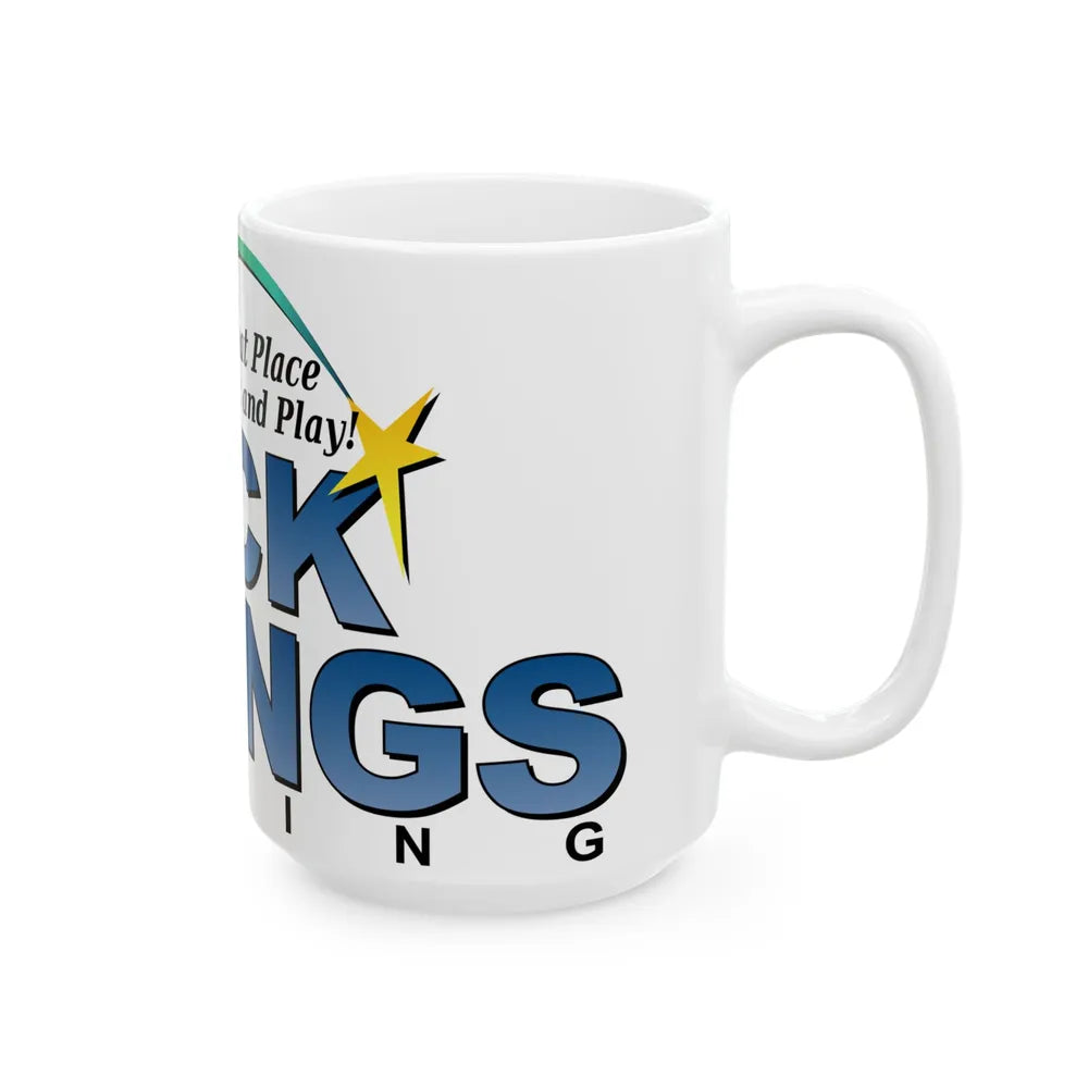 Flag of Rock Springs Wyoming (United States) White Coffee Mug - Go Mug Yourself