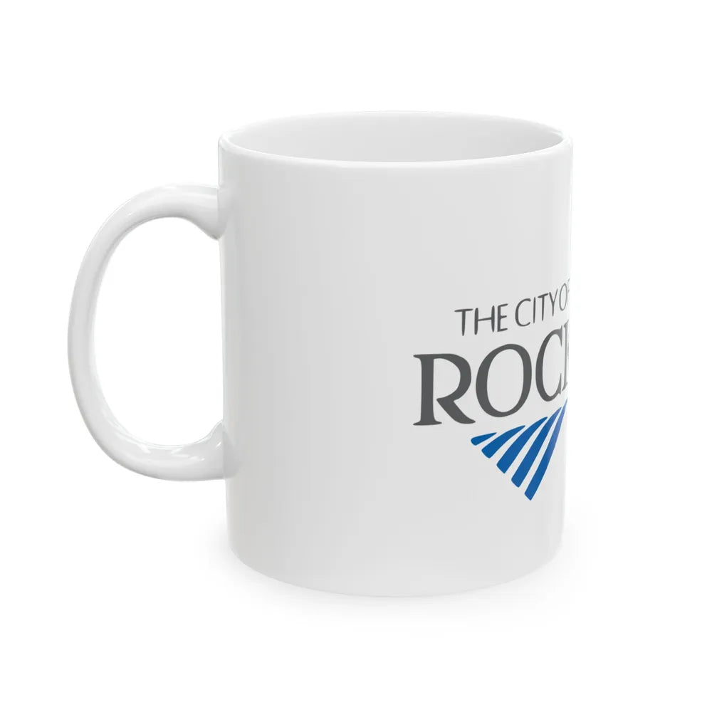 Flag of Rockford Illinois (United States) White Coffee Mug - Go Mug Yourself