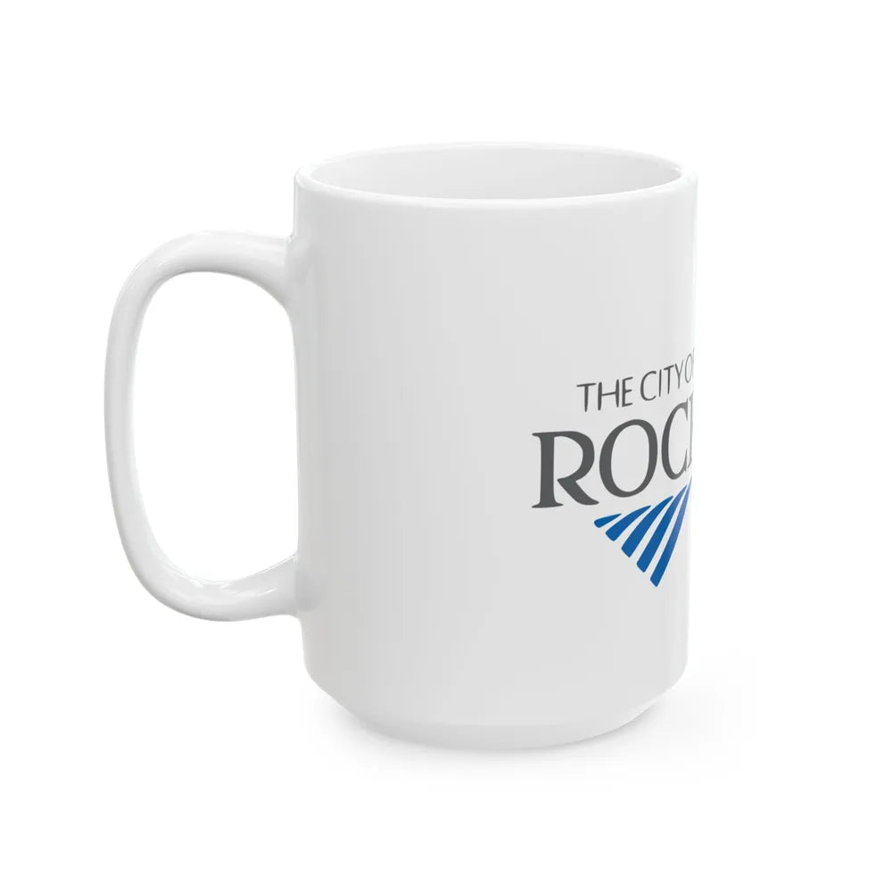 Flag of Rockford Illinois (United States) White Coffee Mug - Go Mug Yourself