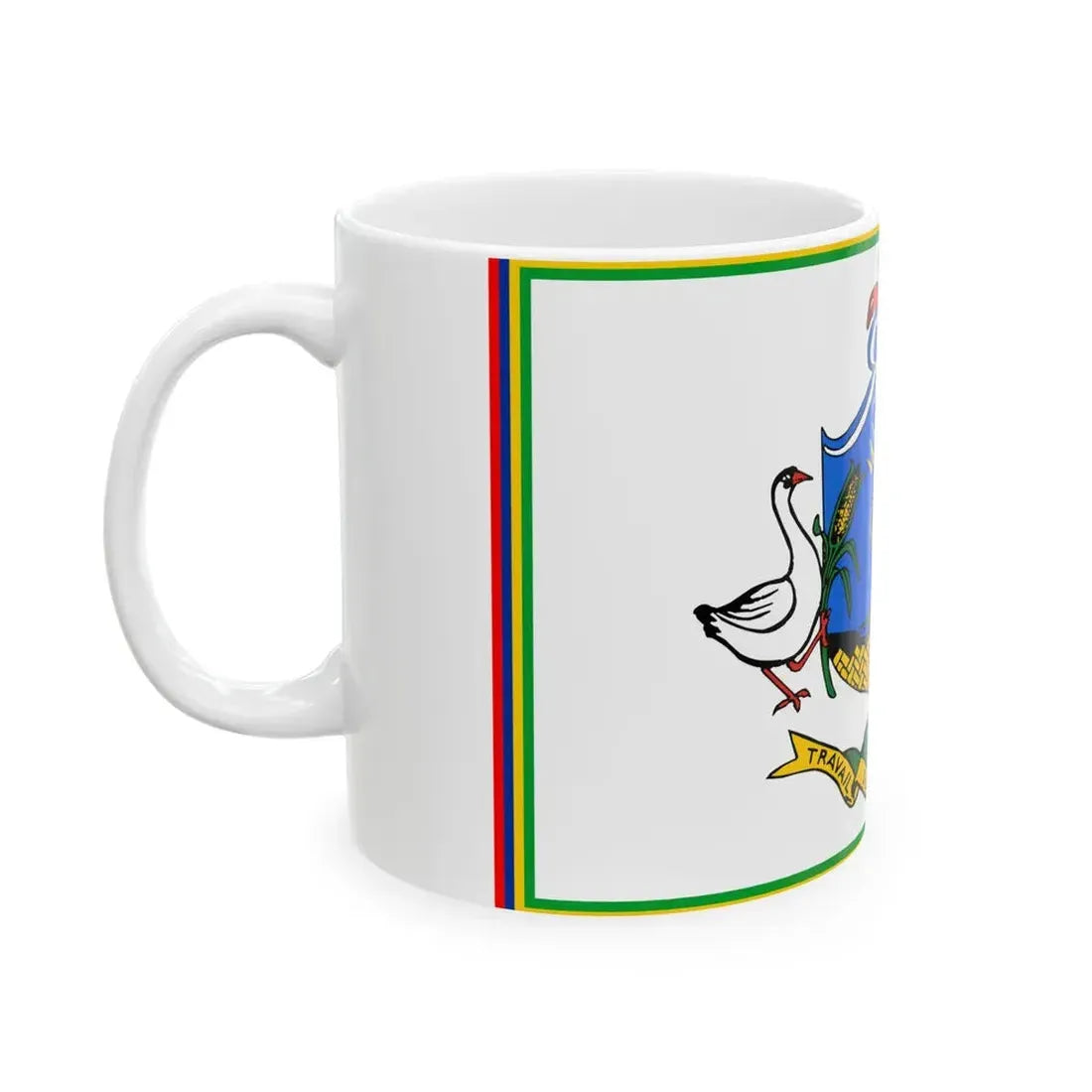 Flag of Rodrigues (Mauritius) White Coffee Mug - Go Mug Yourself