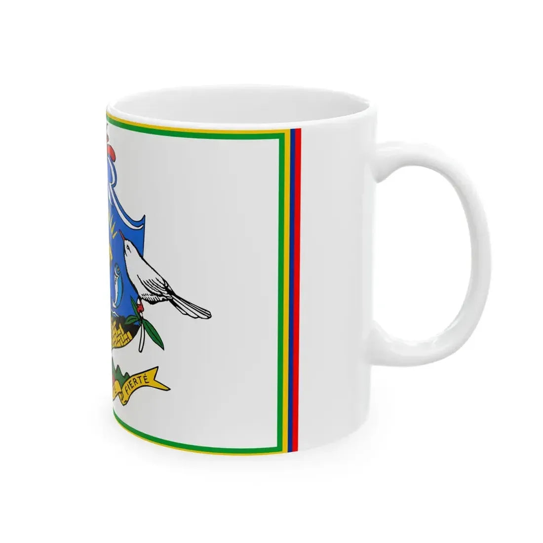 Flag of Rodrigues (Mauritius) White Coffee Mug - Go Mug Yourself