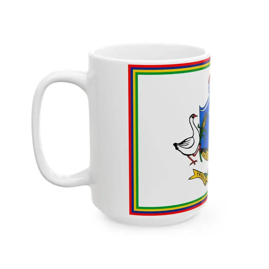 Flag of Rodrigues (Mauritius) White Coffee Mug - Go Mug Yourself
