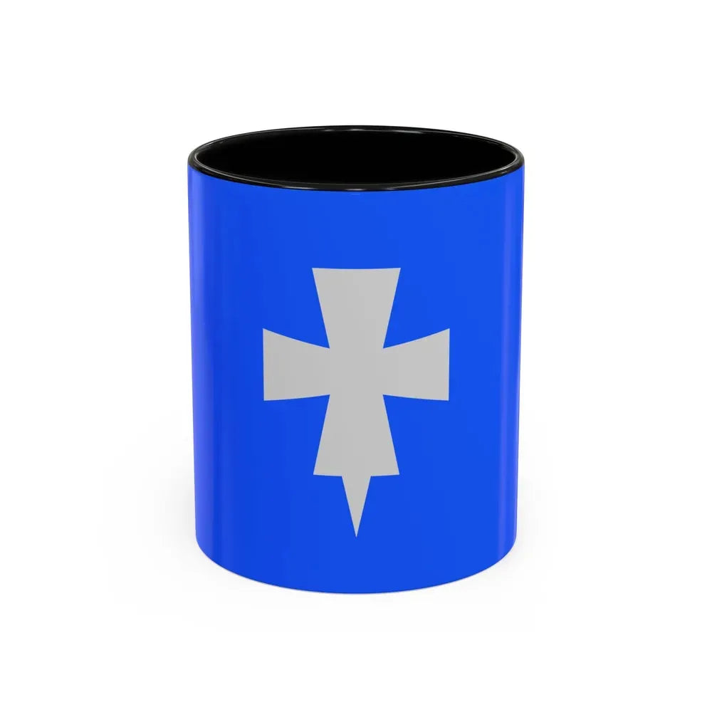 Flag of Rogaland Norway - Accent Coffee Mug 11oz Black - Go Mug Yourself