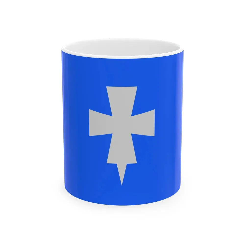 Flag of Rogaland Norway - White Coffee Mug 11oz - Go Mug Yourself