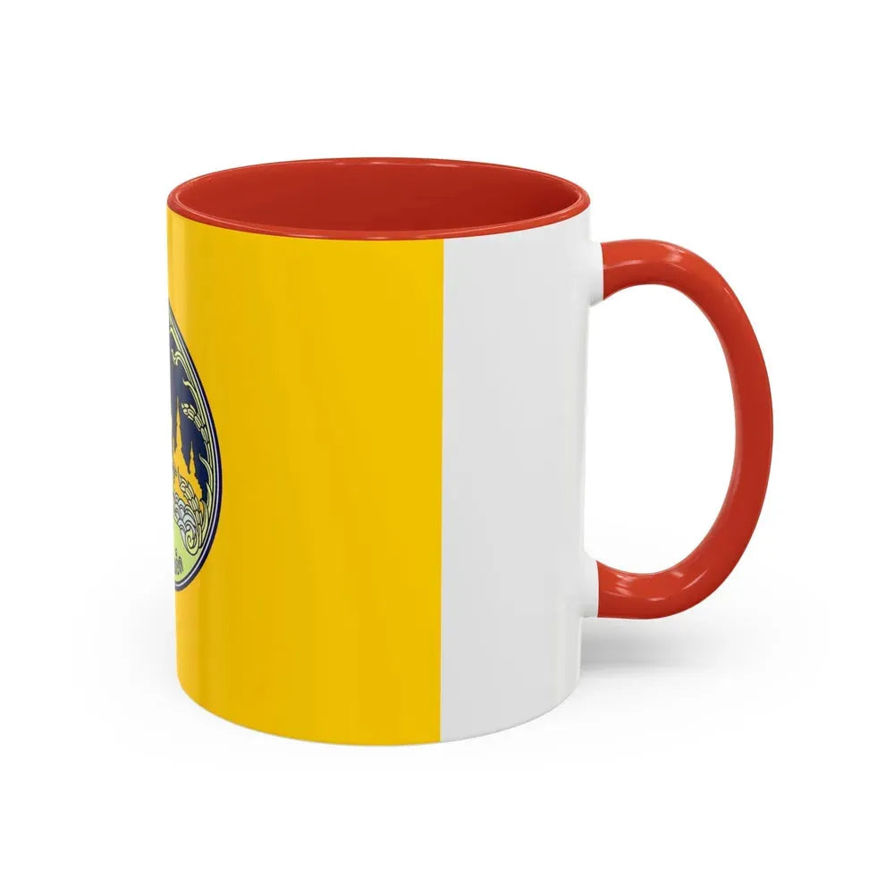 Flag of Roi Et Province Thailand - Accent Coffee Mug - Go Mug Yourself