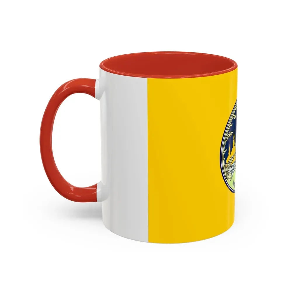 Flag of Roi Et Province Thailand - Accent Coffee Mug - Go Mug Yourself