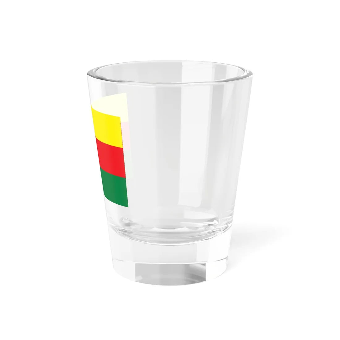 Flag of Rojava (Syria) Shot Glass 1.5oz - Go Mug Yourself