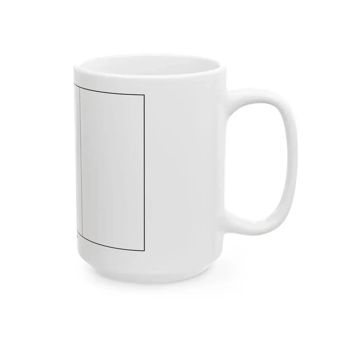 Flag of Romania colouring page (Oman) White Coffee Mug - Go Mug Yourself