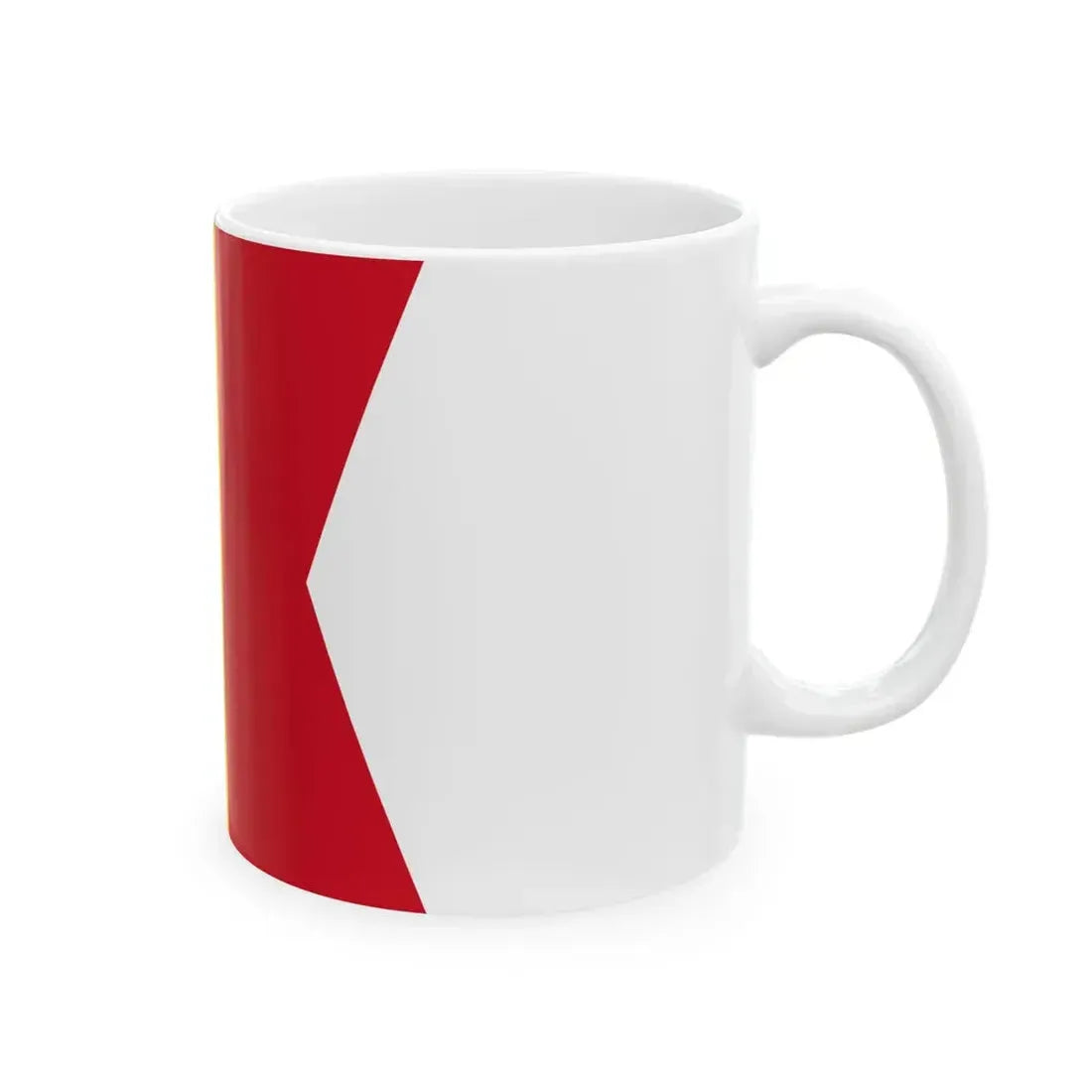 Flag of Romanian Captain or Commander 1939 (Oman) White Coffee Mug - Go Mug Yourself