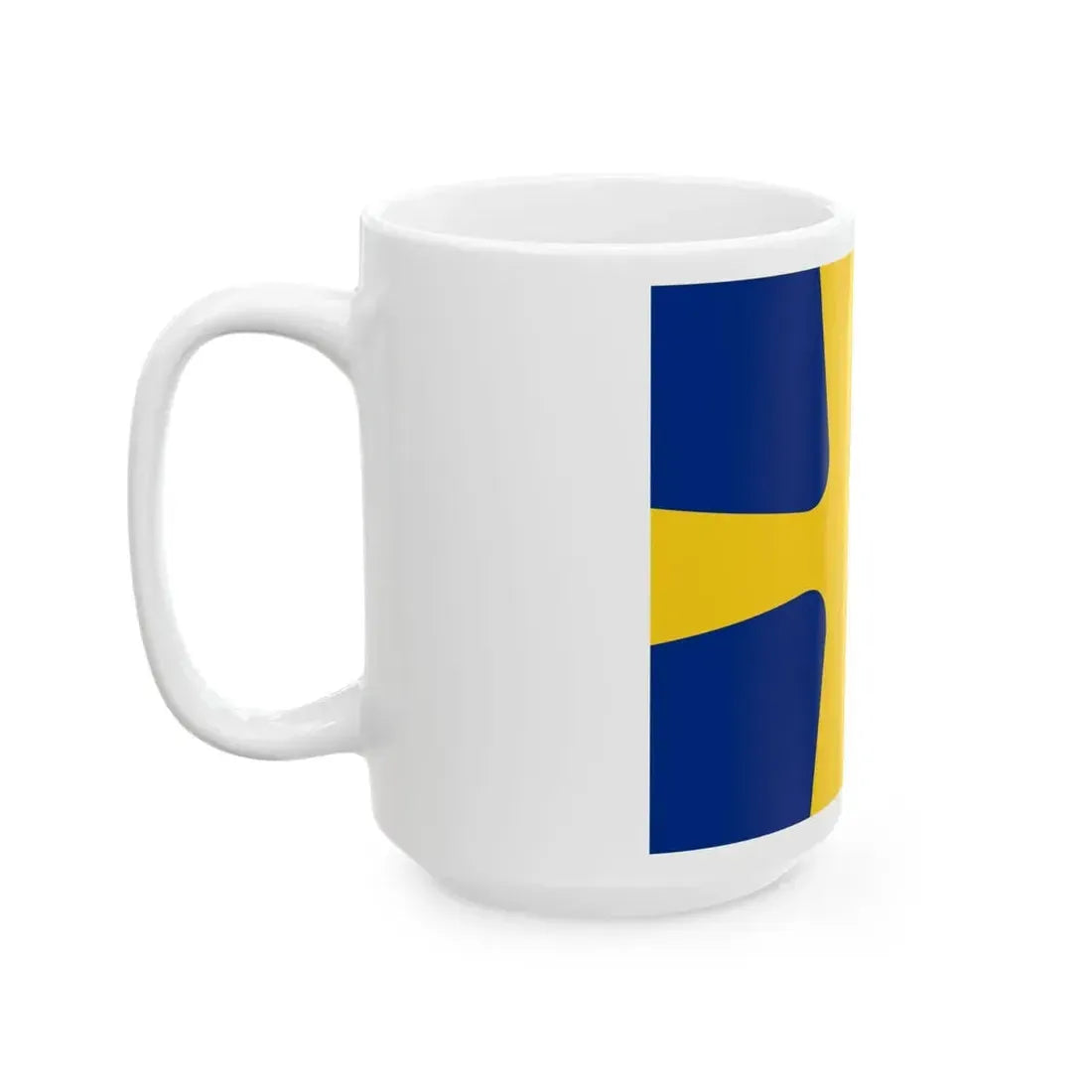 Flag of Romanian Commodore as Commander of a small unit WWII (Oman) White Coffee Mug - Go Mug Yourself