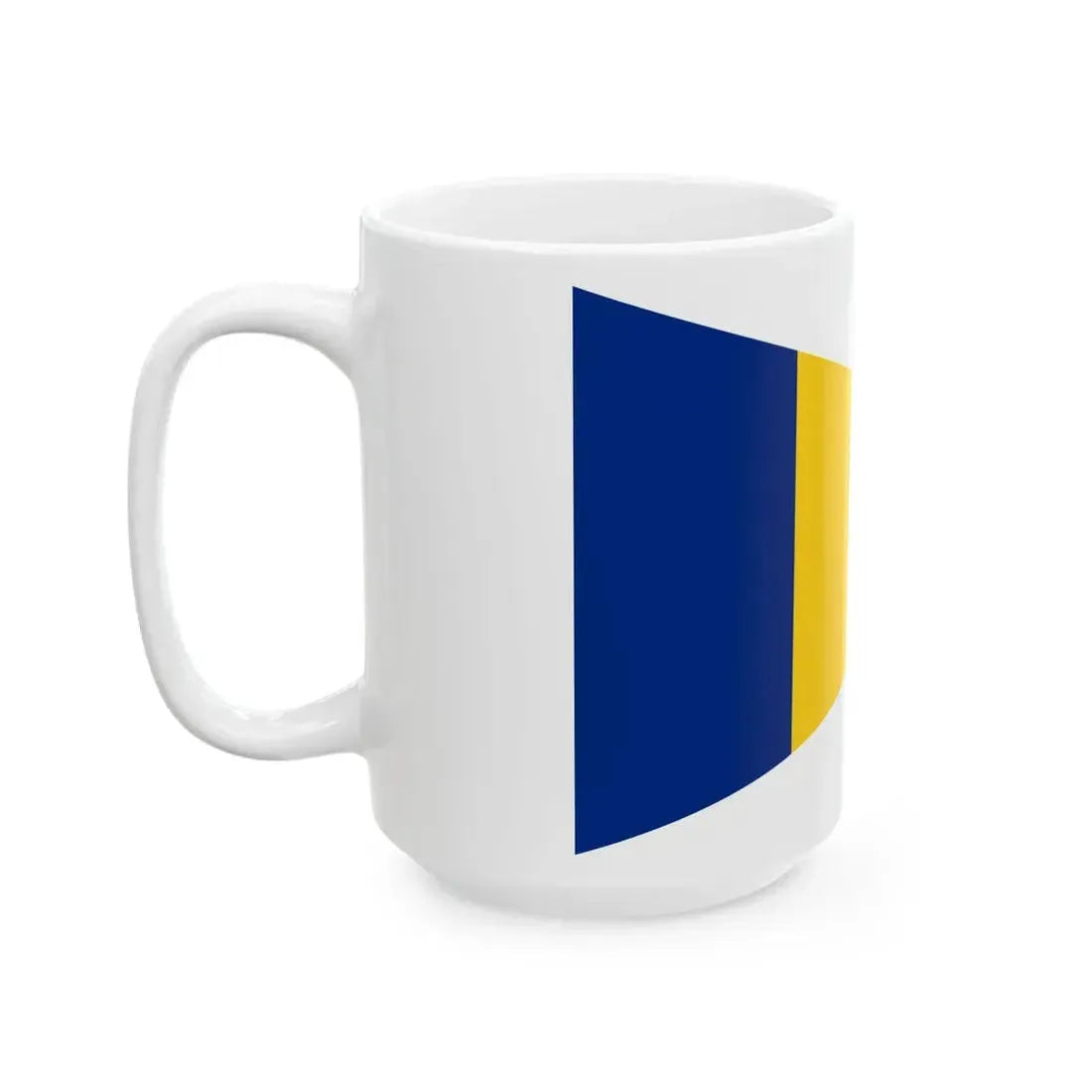Flag of Romanian Lieutenant Commander 1939 (Oman) White Coffee Mug - Go Mug Yourself
