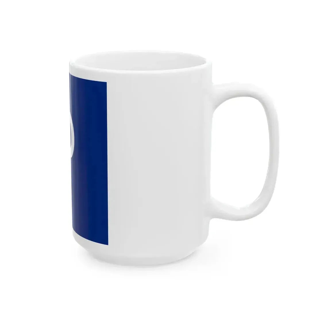 Flag of Romanian River police 1939 (Oman) White Coffee Mug - Go Mug Yourself