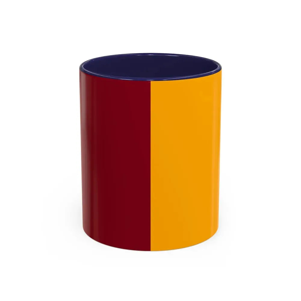 Flag of Rome Italy - Accent Coffee Mug 11oz Navy - Go Mug Yourself