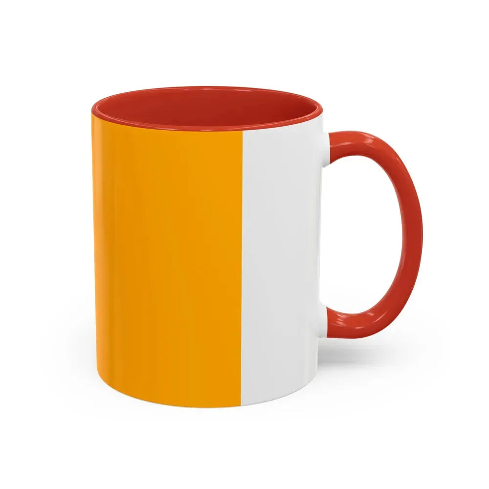 Flag of Rome Italy - Accent Coffee Mug - Go Mug Yourself