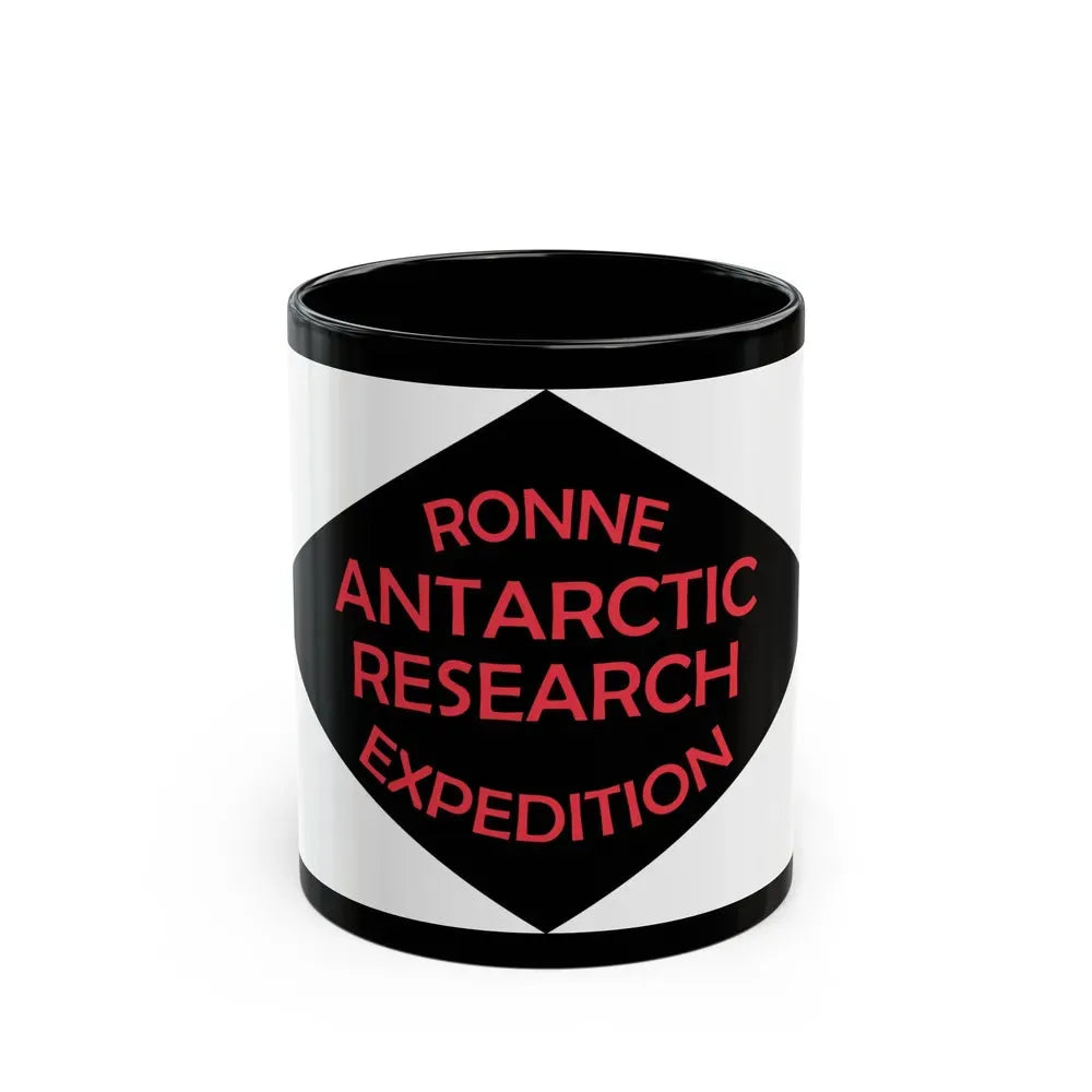 Flag of Ronne Antarctic Research Expedition - Black Coffee Mug 11oz - Go Mug Yourself