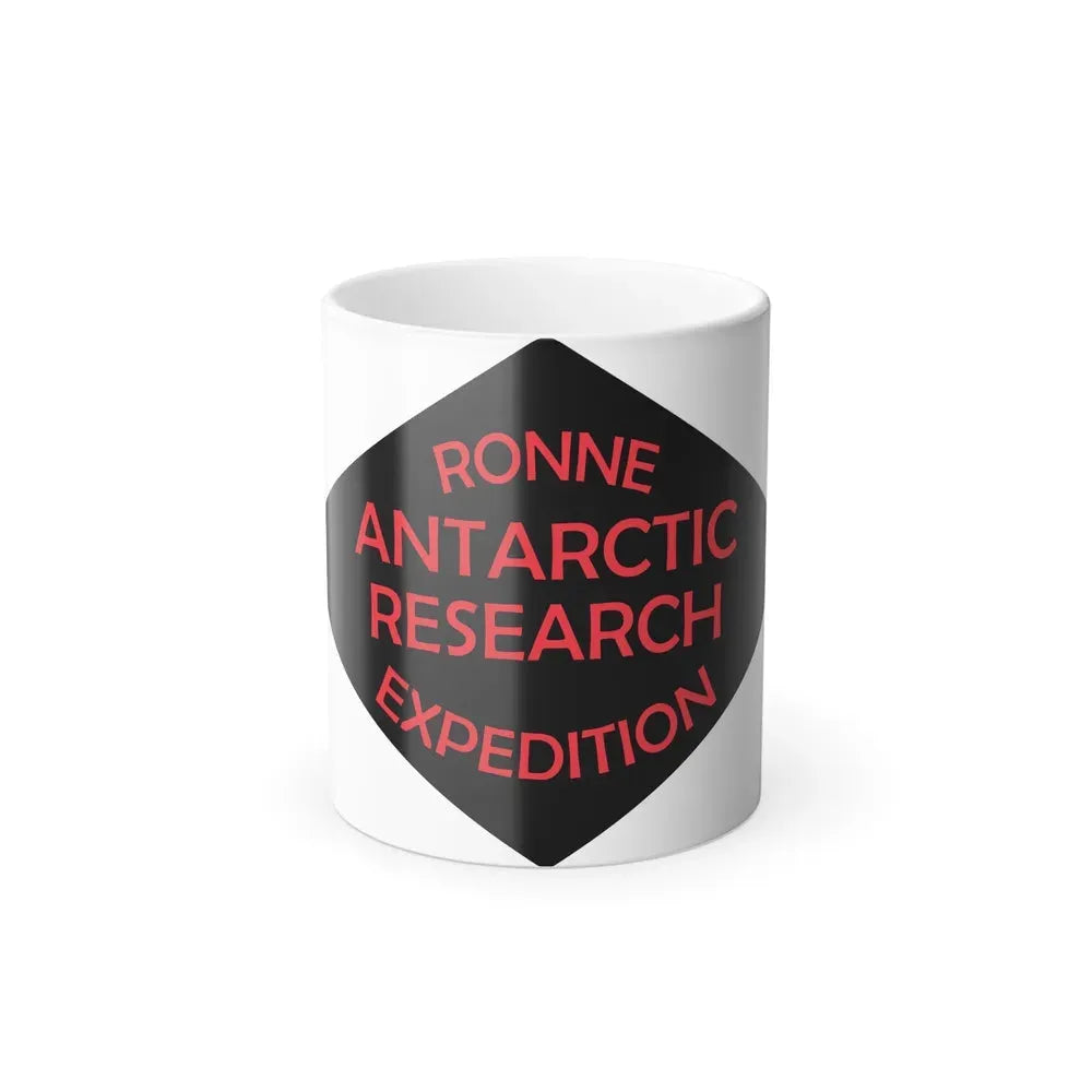 Flag of Ronne Antarctic Research Expedition - Color Changing Coffee Mug 11oz - Go Mug Yourself
