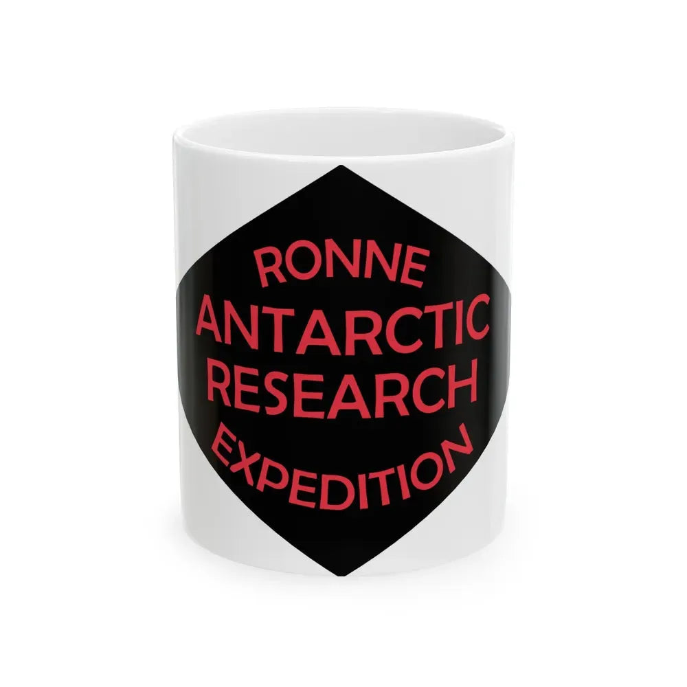 Flag of Ronne Antarctic Research Expedition - White Coffee Mug 11oz - Go Mug Yourself
