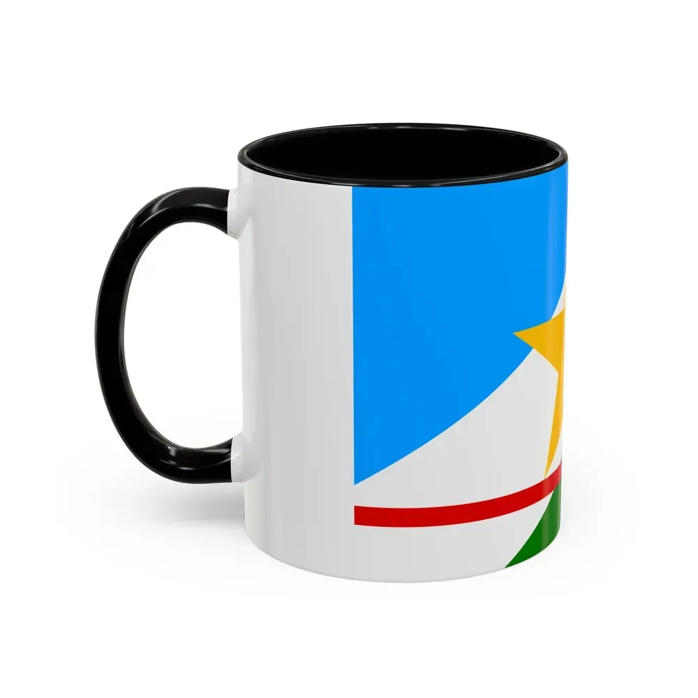 Flag of Roraima Brazil - Accent Coffee Mug - Go Mug Yourself