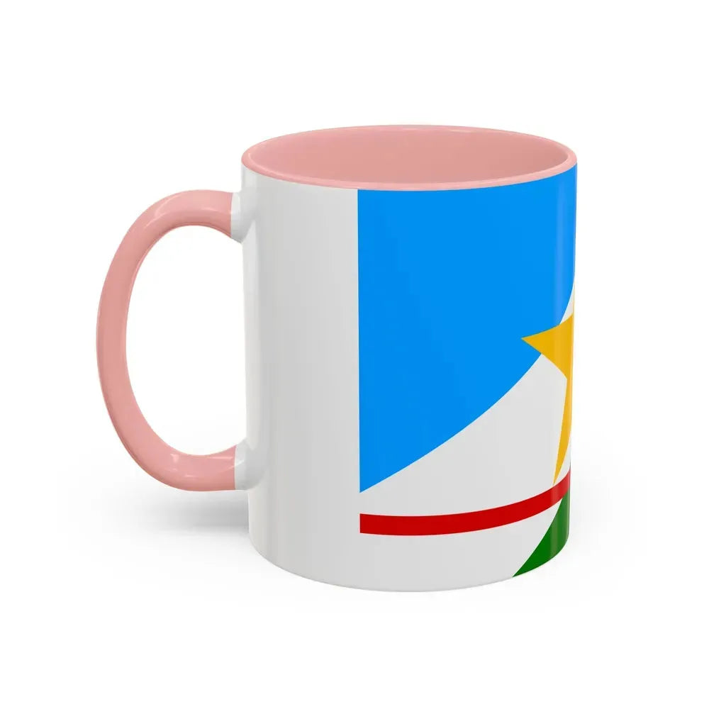 Flag of Roraima Brazil - Accent Coffee Mug - Go Mug Yourself