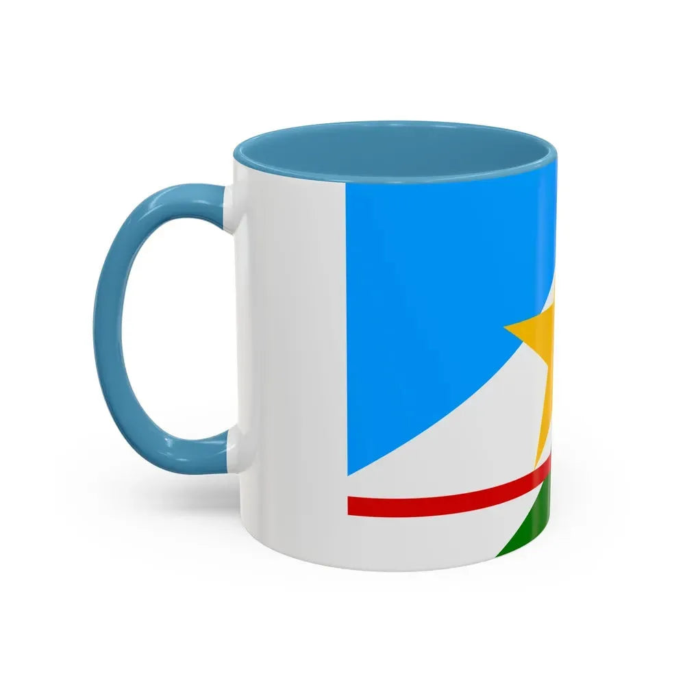 Flag of Roraima Brazil - Accent Coffee Mug - Go Mug Yourself