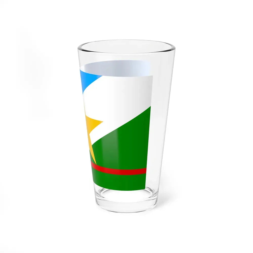Flag of Roraima Brazil - Pint Glass 16oz - Go Mug Yourself