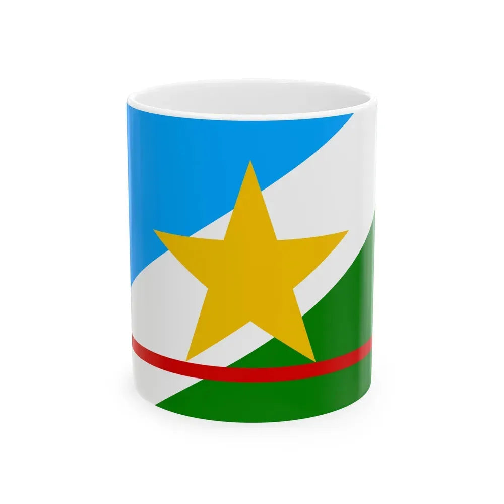 Flag of Roraima Brazil - White Coffee Mug 11oz - Go Mug Yourself