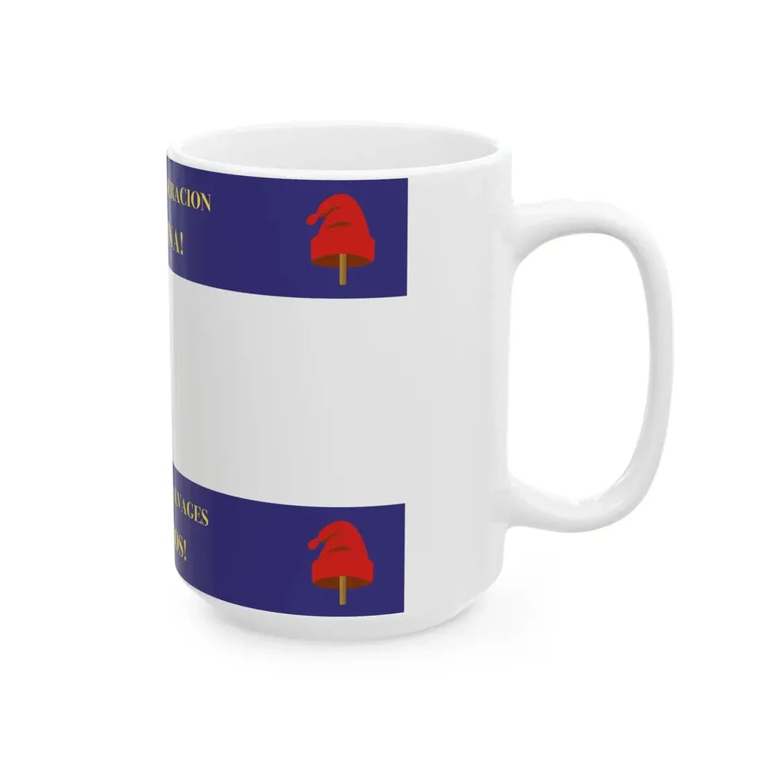 Flag of Rosas (Argentina) White Coffee Mug - Go Mug Yourself