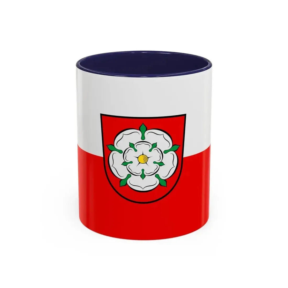 Flag of Rosenheim 2 Germany - Accent Coffee Mug 11oz Navy - Go Mug Yourself