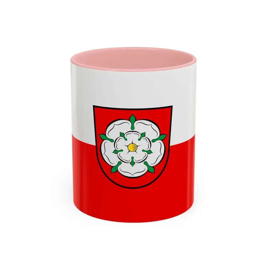Flag of Rosenheim 2 Germany - Accent Coffee Mug 11oz Pink - Go Mug Yourself
