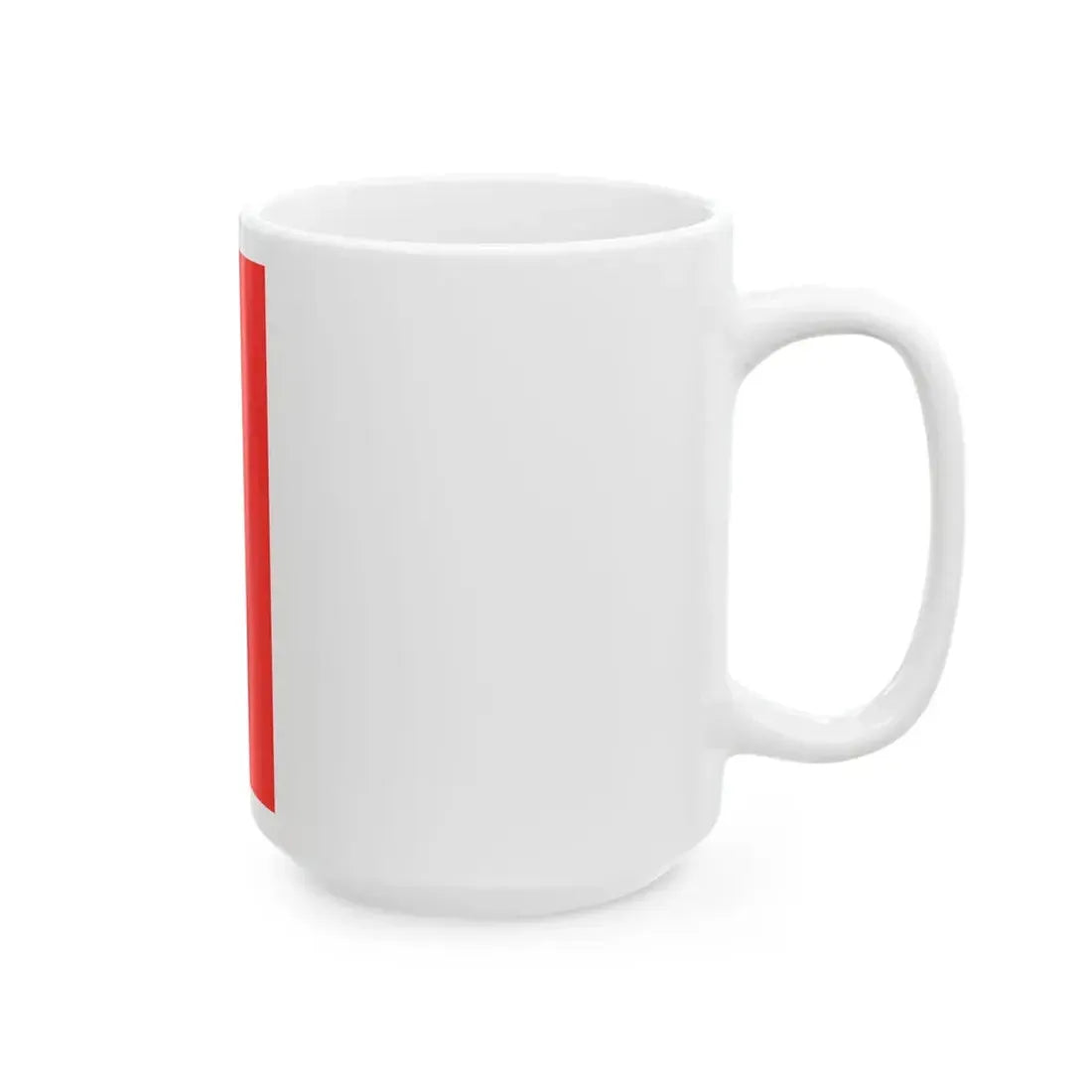 Flag of Rosoman Municipality (North Macedonia) White Coffee Mug - Go Mug Yourself