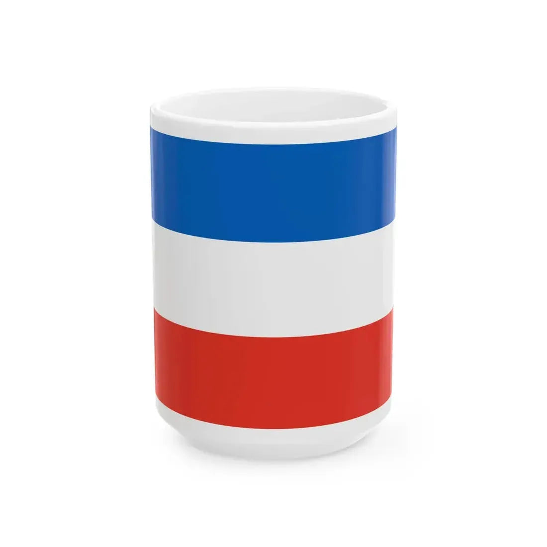 Flag of Rostock 1418-1750 (Germany) White Coffee Mug 15oz - Go Mug Yourself