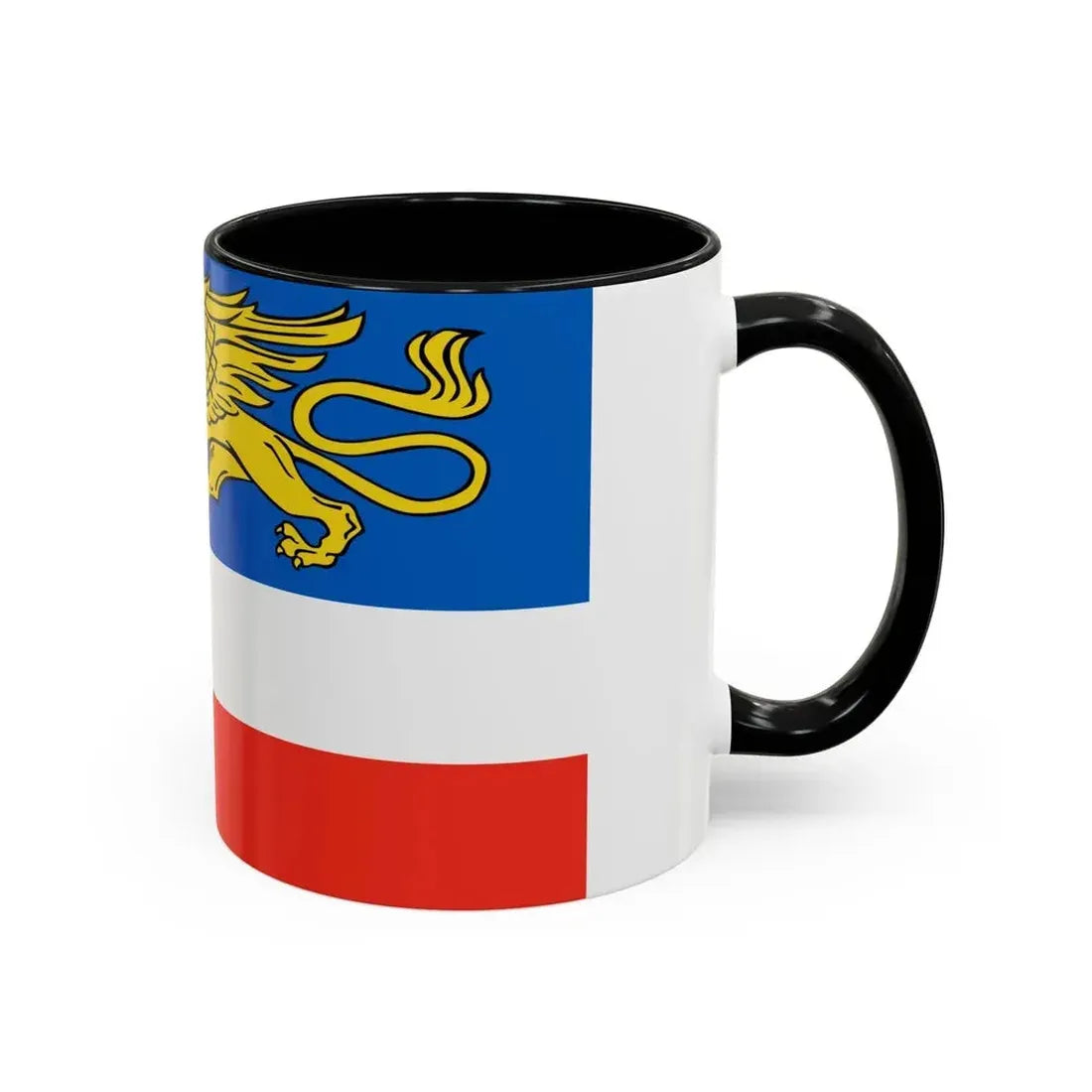 Flag of Rostock 2 Germany - Accent Coffee Mug - Go Mug Yourself