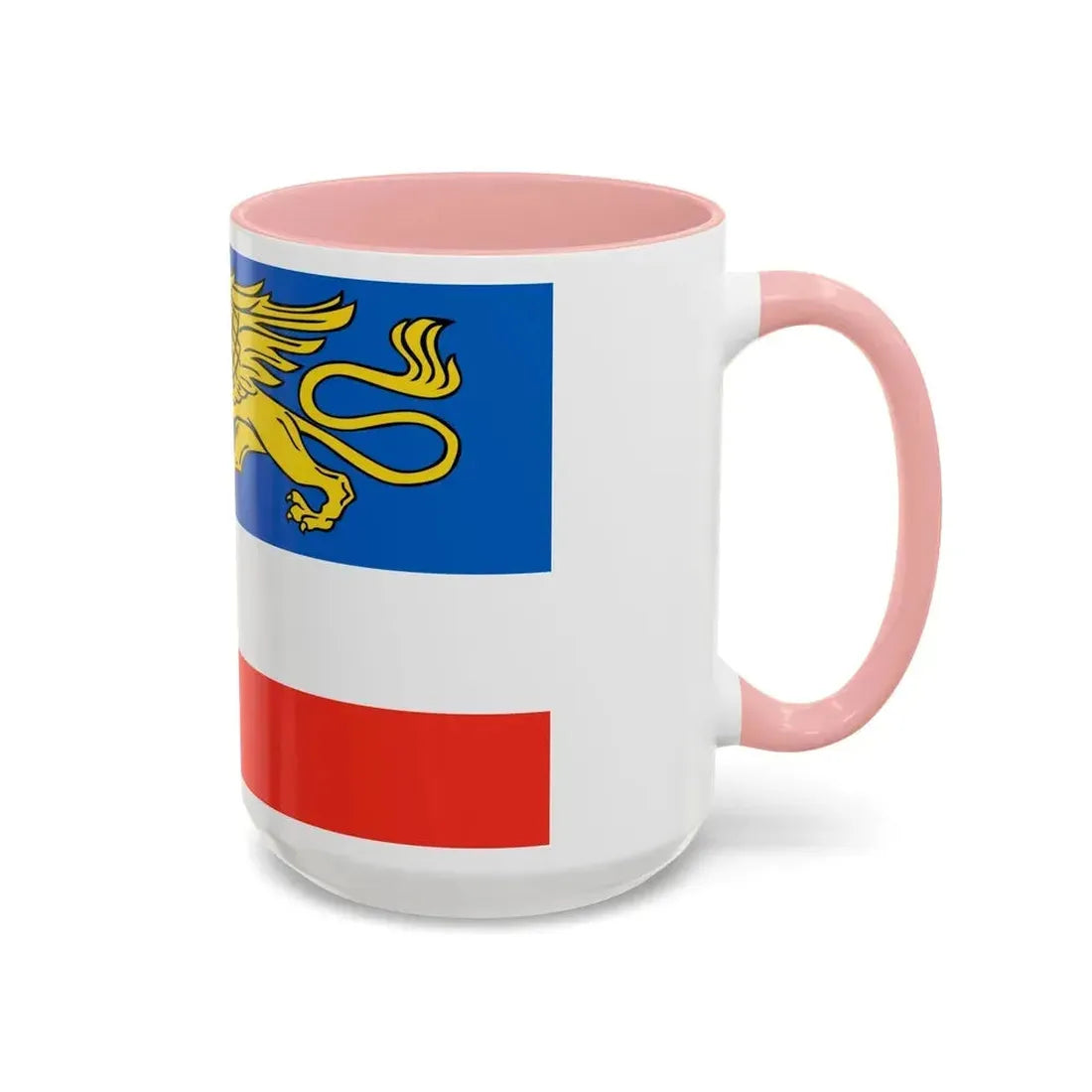 Flag of Rostock 2 Germany - Accent Coffee Mug - Go Mug Yourself