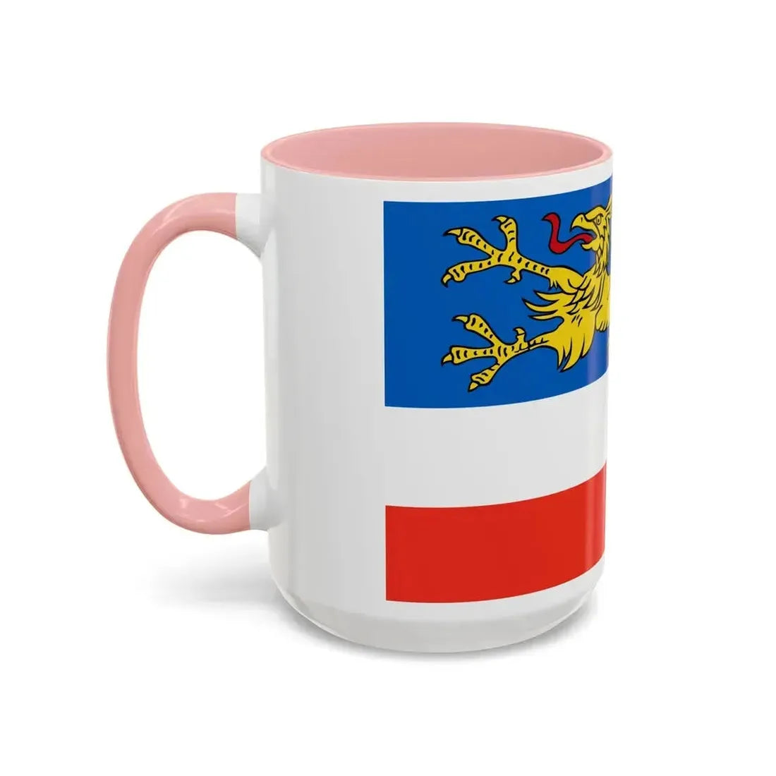 Flag of Rostock 2 Germany - Accent Coffee Mug - Go Mug Yourself