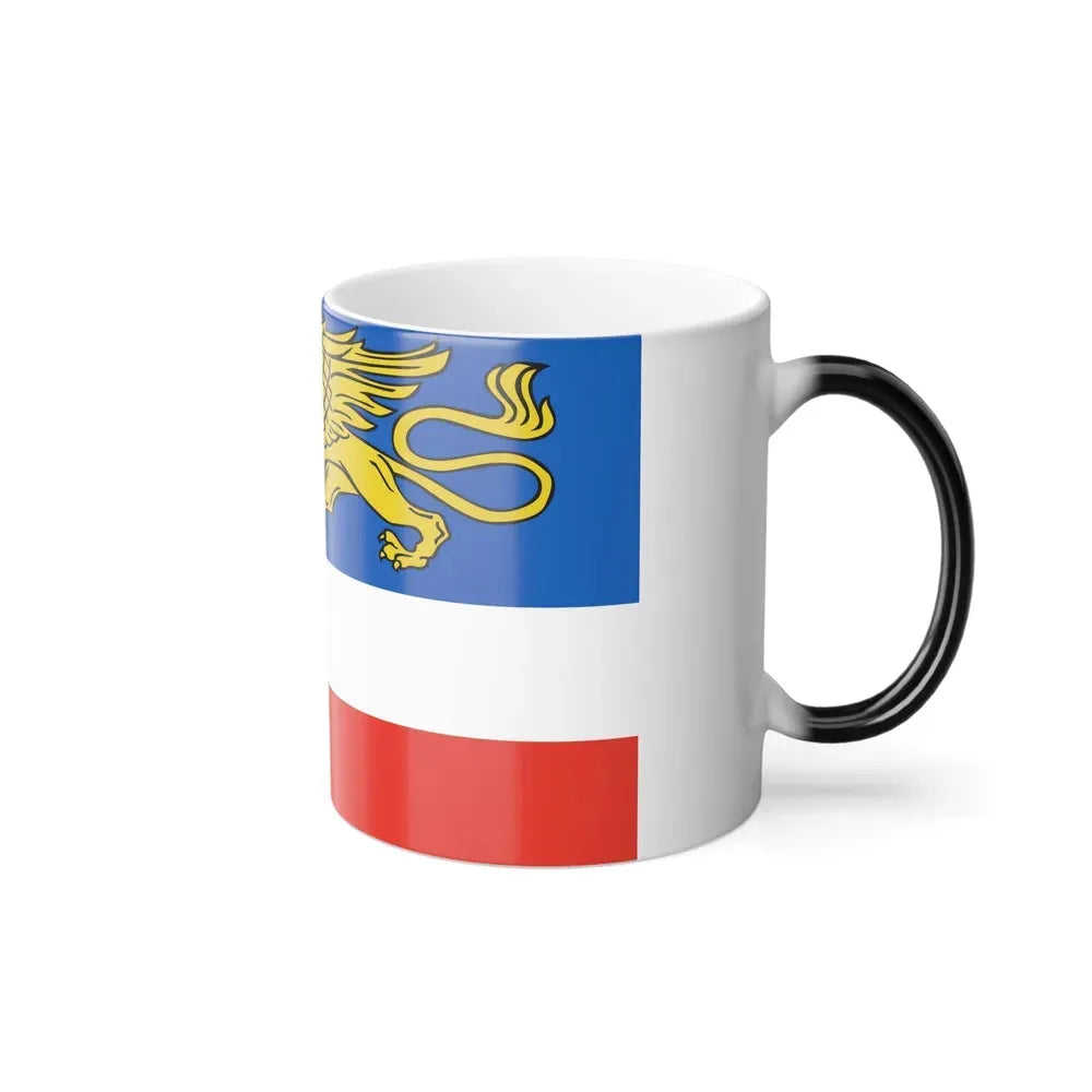 Flag of Rostock 2 Germany - Color Changing Coffee Mug - Go Mug Yourself