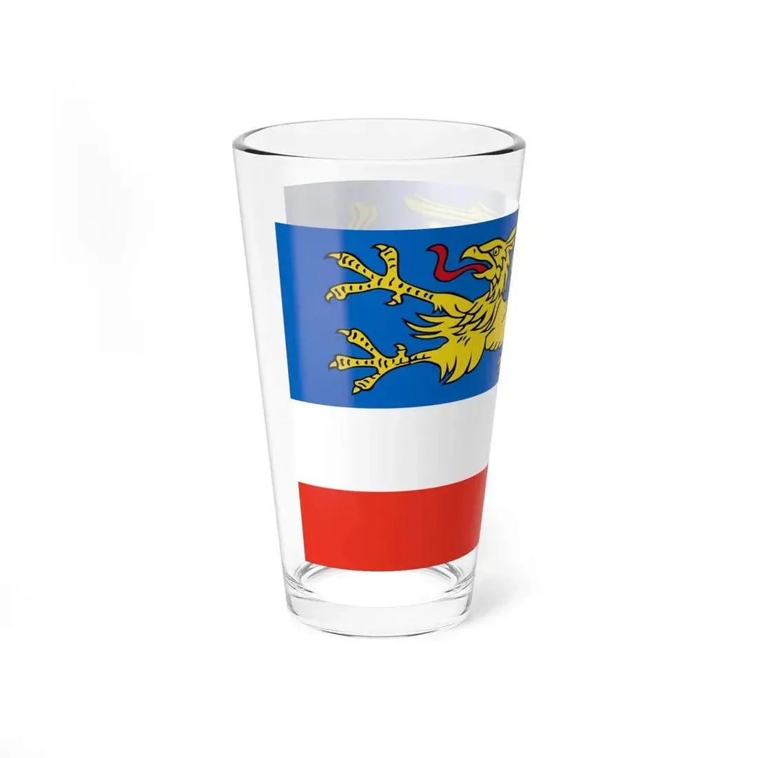 Flag of Rostock 2 Germany - Pint Glass 16oz - Go Mug Yourself