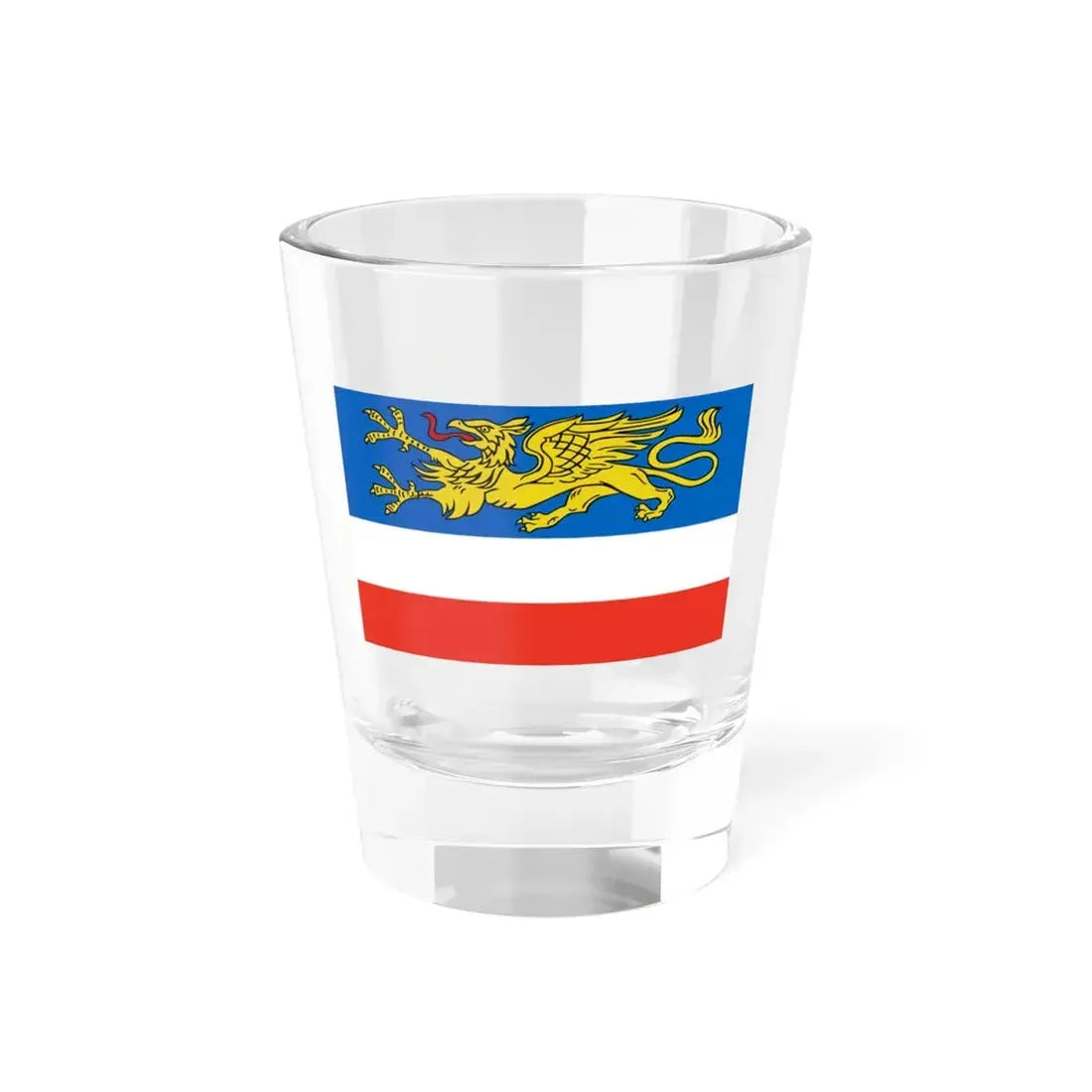 Flag of Rostock 2 Germany - Shot Glass 1.5oz 1.5oz - Go Mug Yourself
