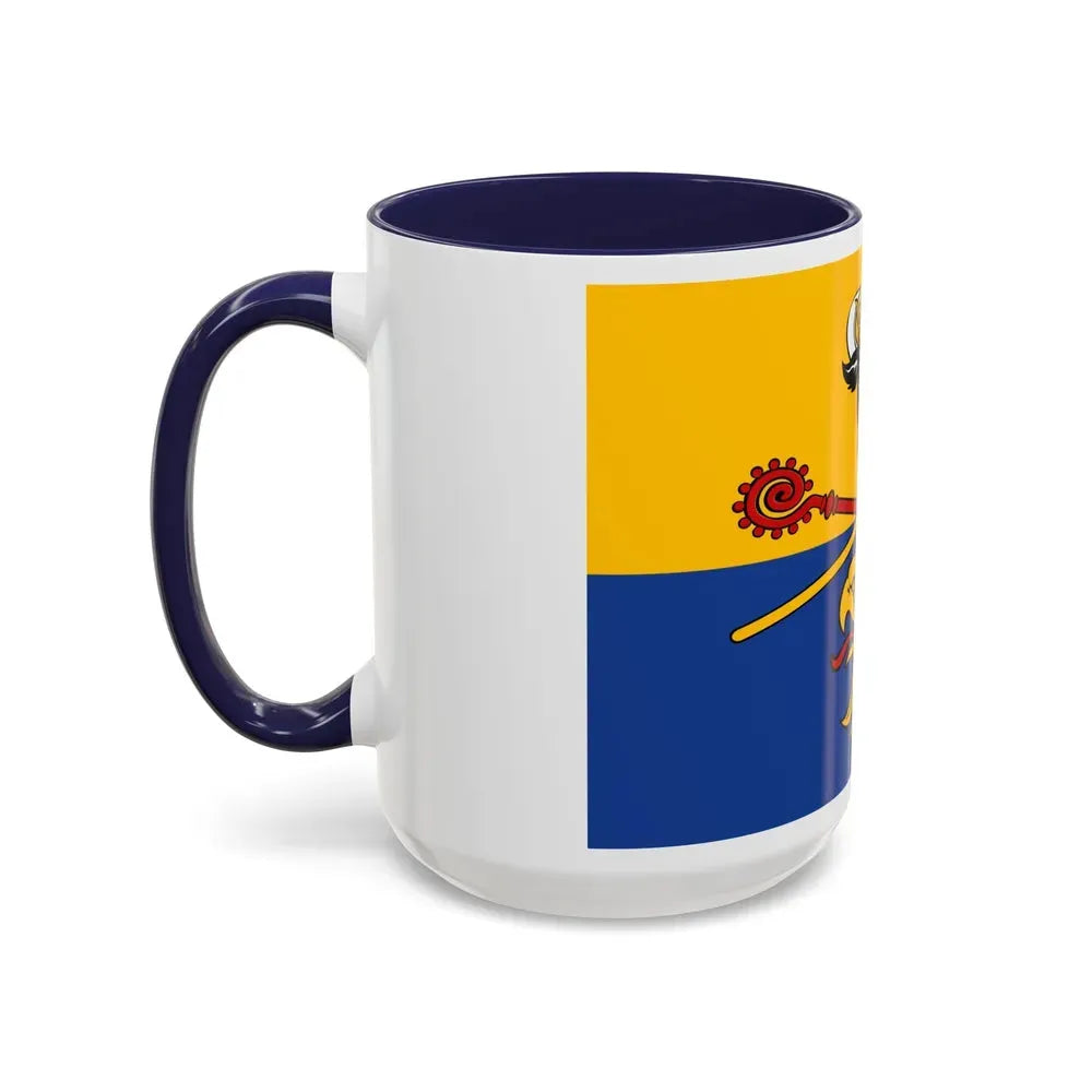 Flag of Rostock Germany - Accent Coffee Mug - Go Mug Yourself