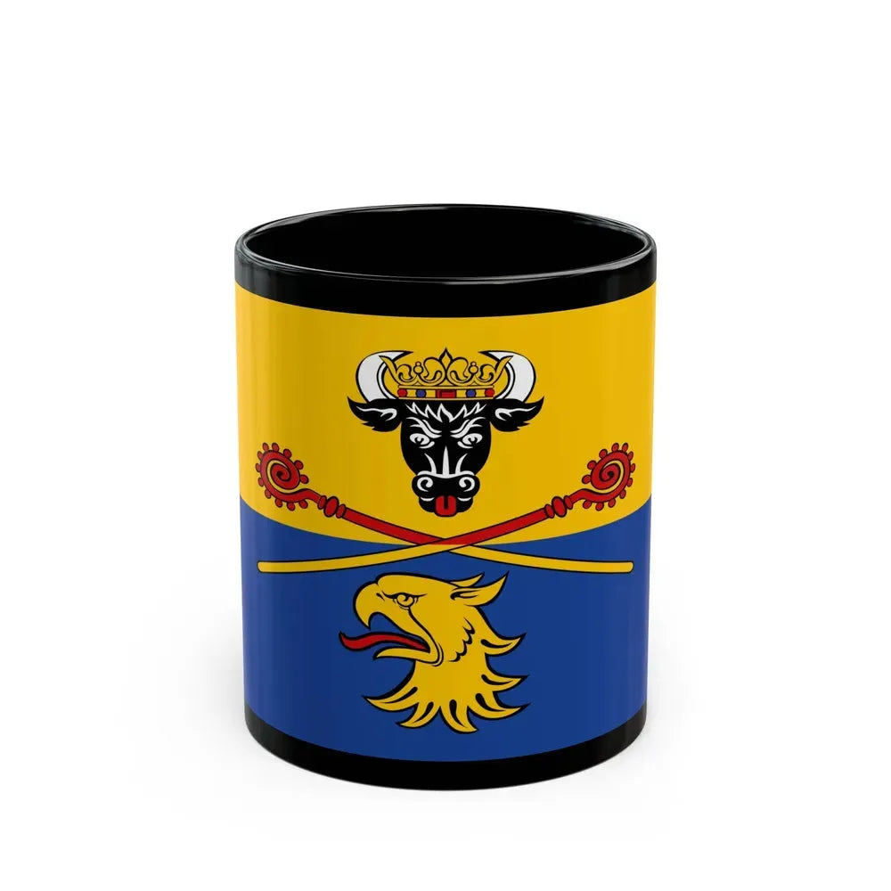 Flag of Rostock Germany - Black Coffee Mug 11oz - Go Mug Yourself