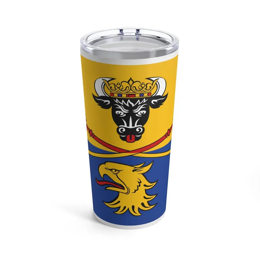 Flag of Rostock Germany - Tumbler 20oz 20oz - Go Mug Yourself