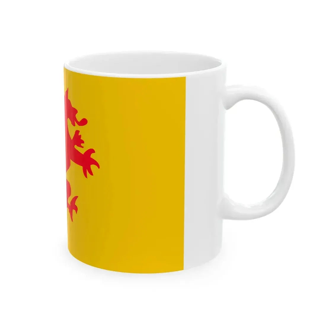 Flag of Rostock reported 1737 (Germany) White Coffee Mug - Go Mug Yourself