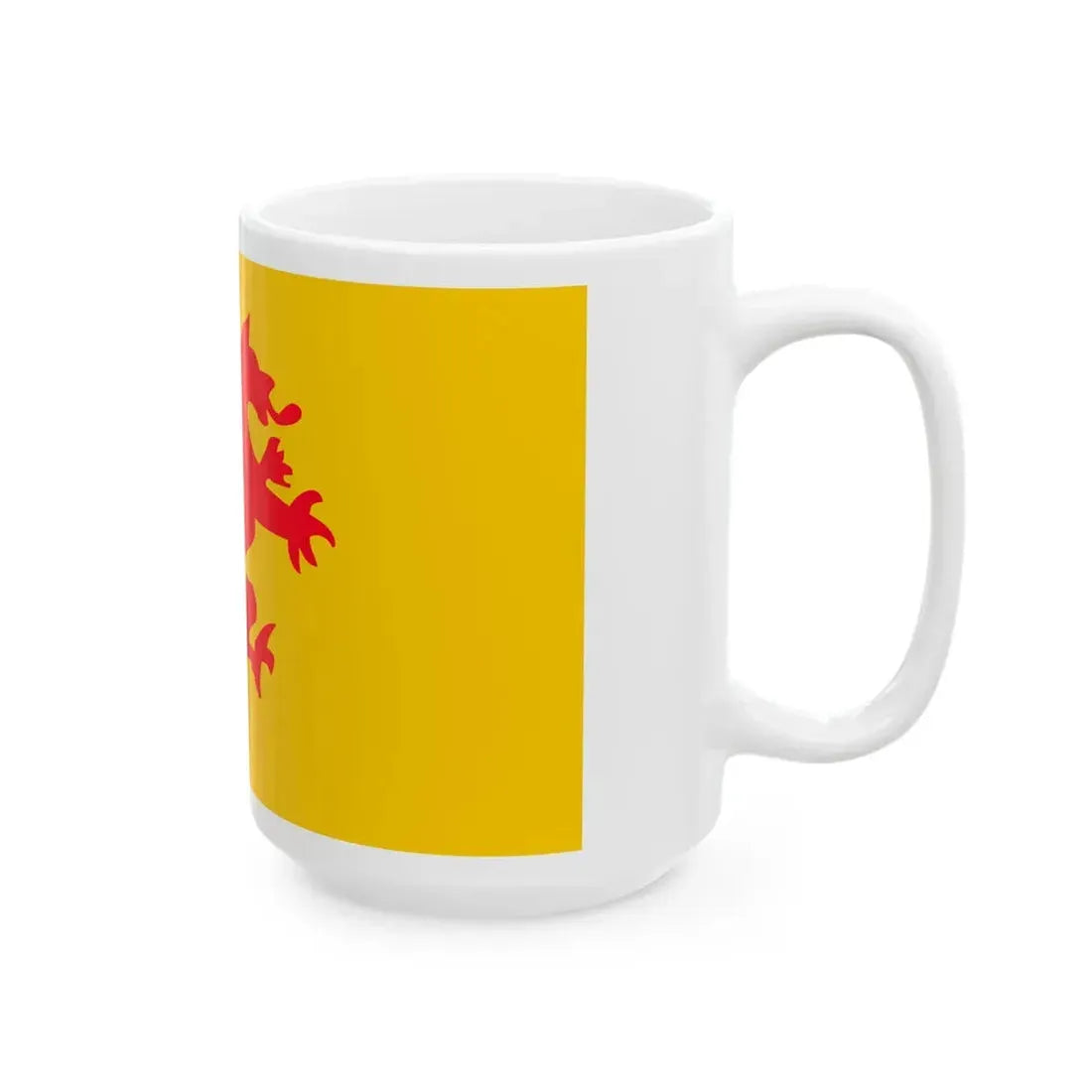 Flag of Rostock reported 1737 (Germany) White Coffee Mug - Go Mug Yourself