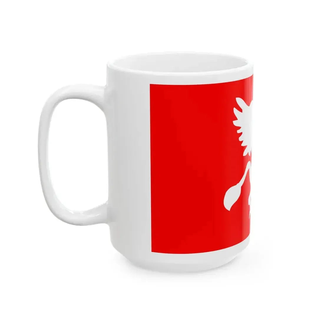 Flag of Rostock reported 1805 (Germany) White Coffee Mug - Go Mug Yourself