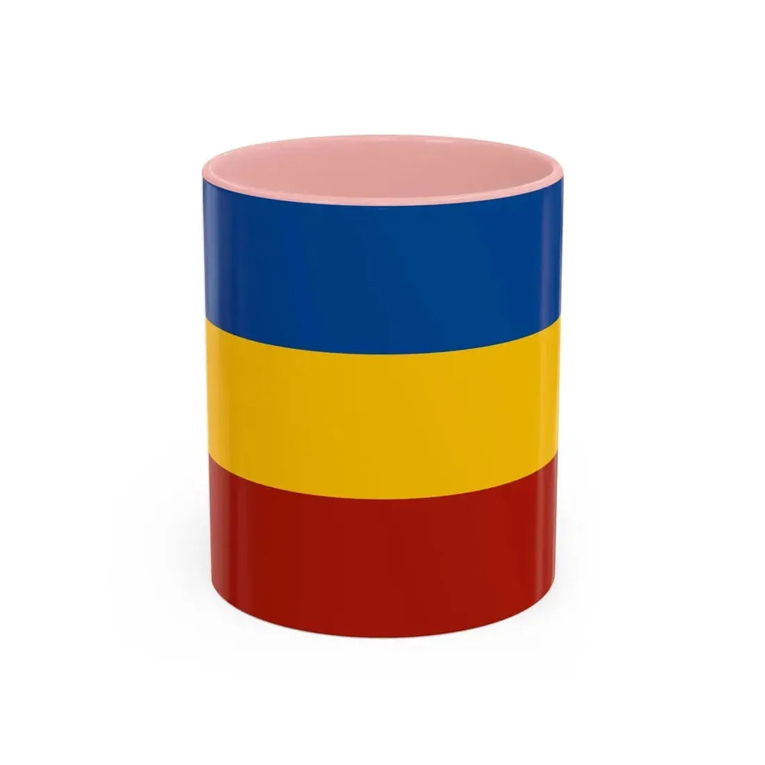 Flag of Rostov Oblast Russia - Accent Coffee Mug 11oz Pink - Go Mug Yourself