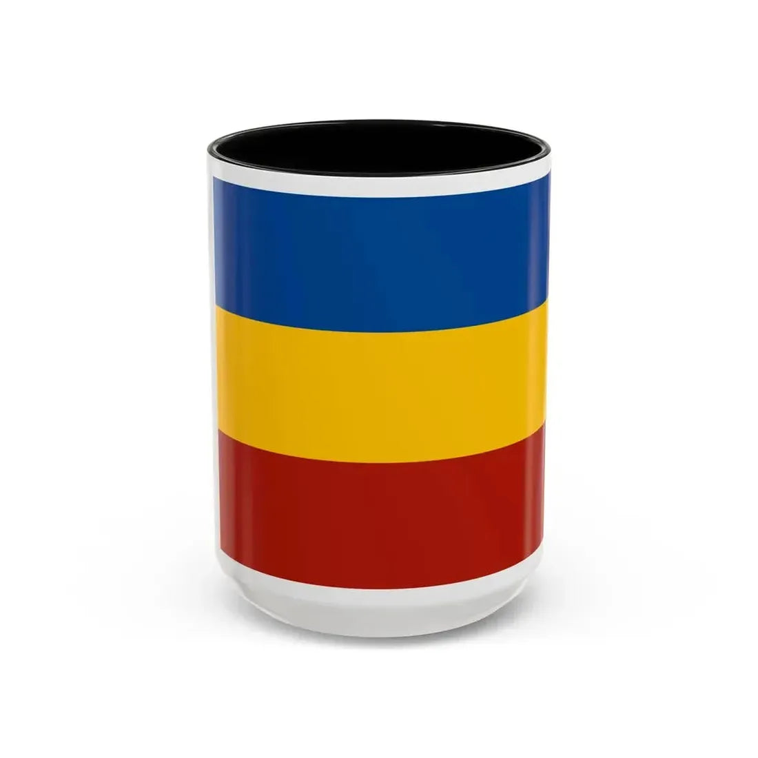 Flag of Rostov Oblast Russia - Accent Coffee Mug 15oz Black - Go Mug Yourself